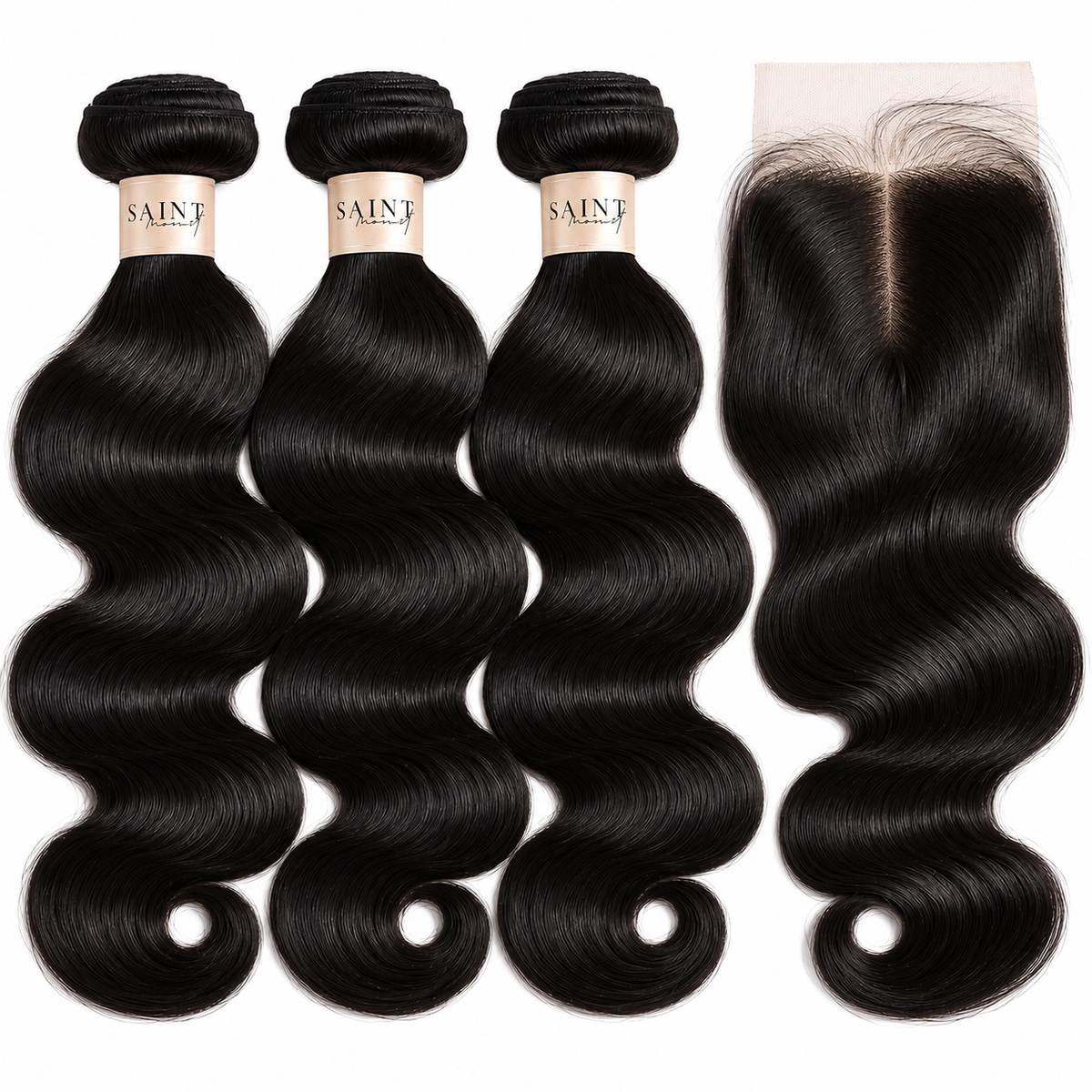The Crown Collection | 3 Bundles + HD Closure