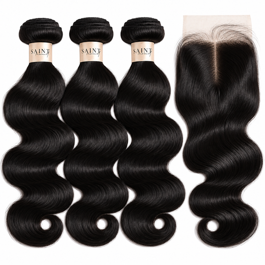 The Crown Collection | 3 Bundles + HD Closure